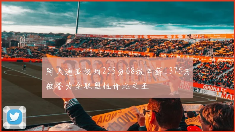 阿夫迪亚场均255分68板年薪1375万被誉为全联盟性价比之王